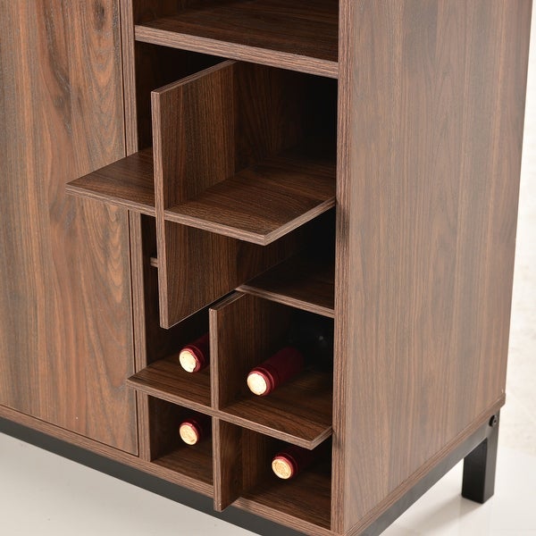 34 inch Sideboards Buffets With Wine Racks Storage