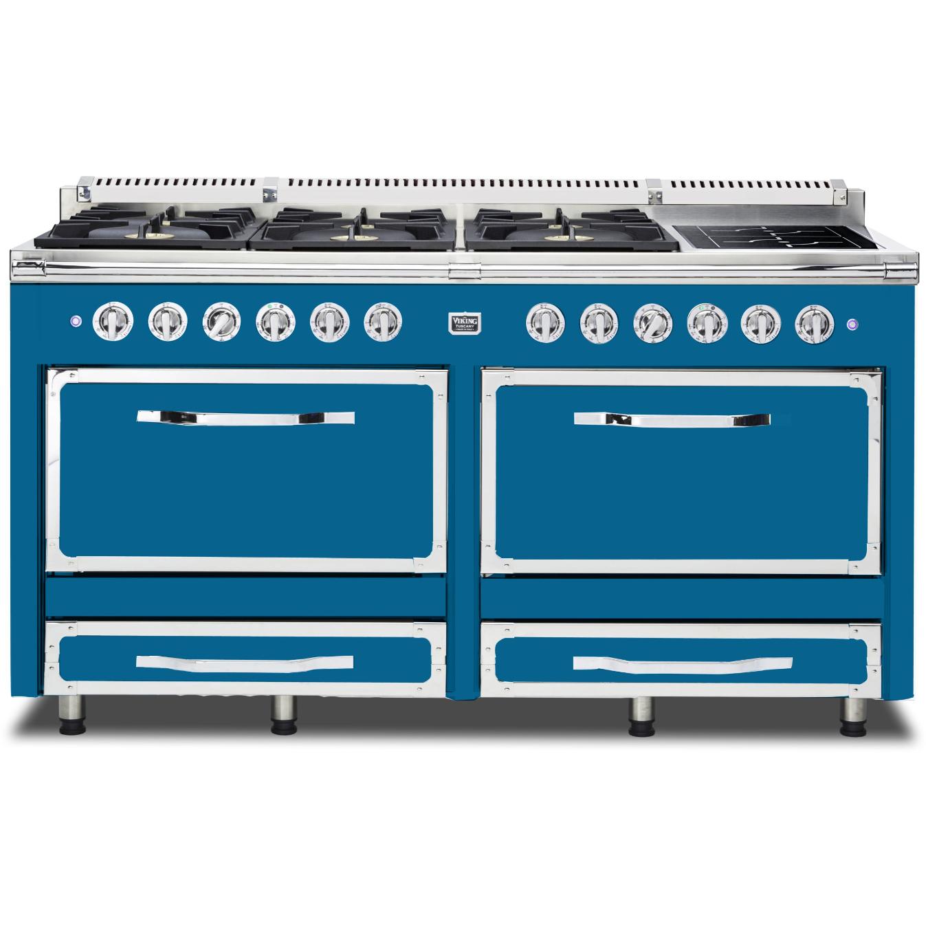 Viking 66-inch Freestanding Dual-Fuel Range with Convection Technology TVDR661-6IAB