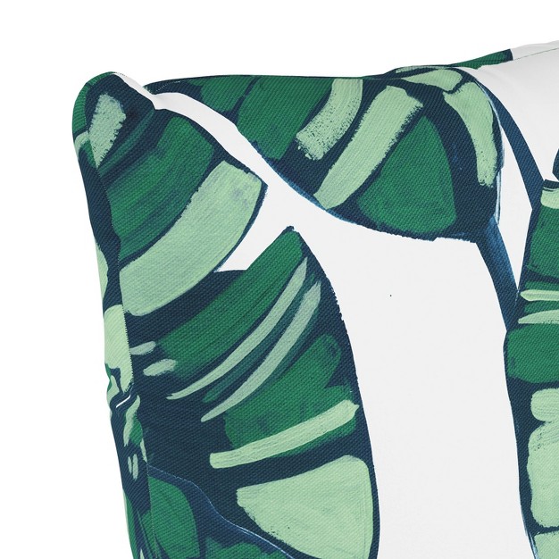 Skyline Furniture Square Outdoor Throw Pillow Palm Springs Green