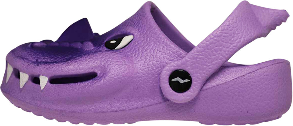 NORTY Toddler Girls Comfort Clogs Female Mules Sandals Purple Gator