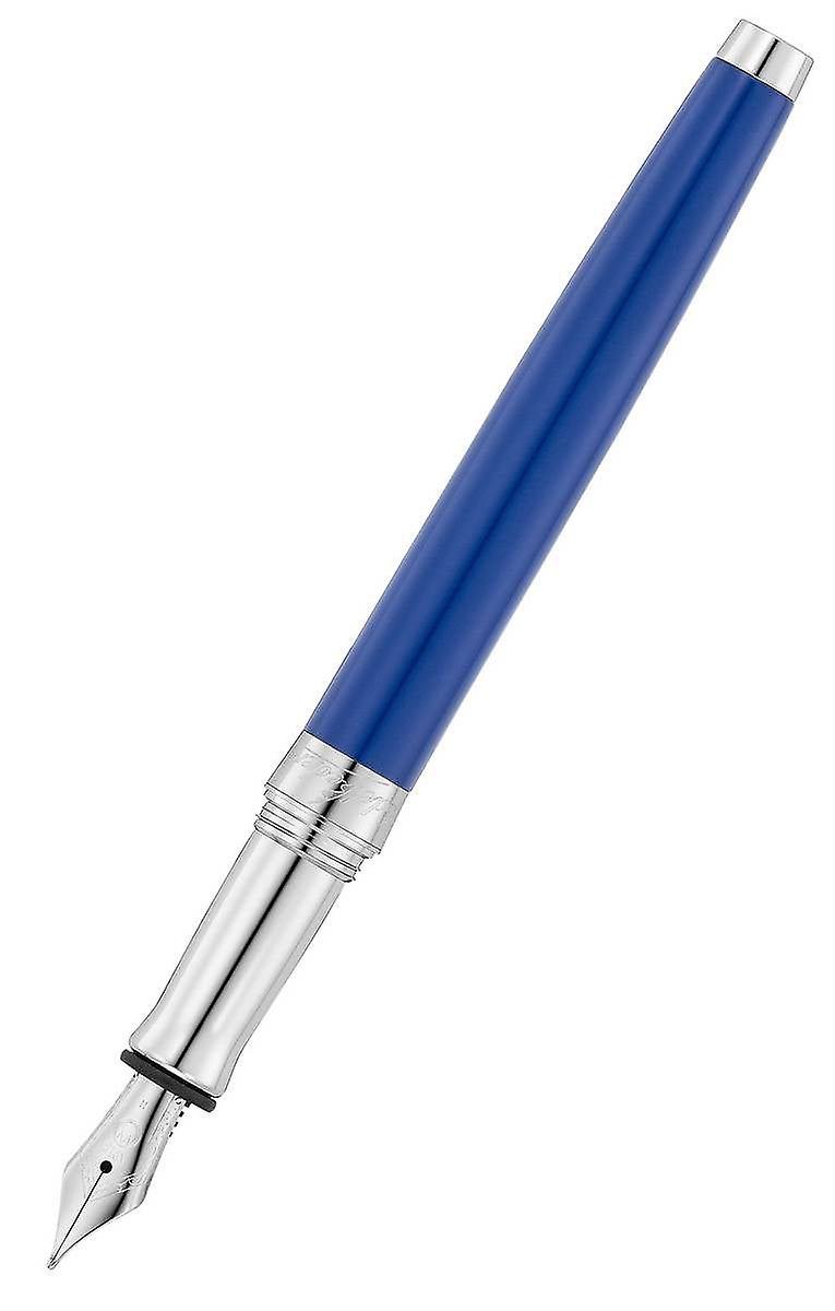 Waldmann Pens Edelfeder Stainless Steel Nib Fountain Pen - Marine Blue