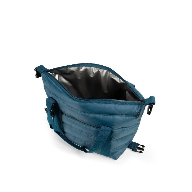 Picnic Time All Day 44qt Cooler Tote Beryl Blue