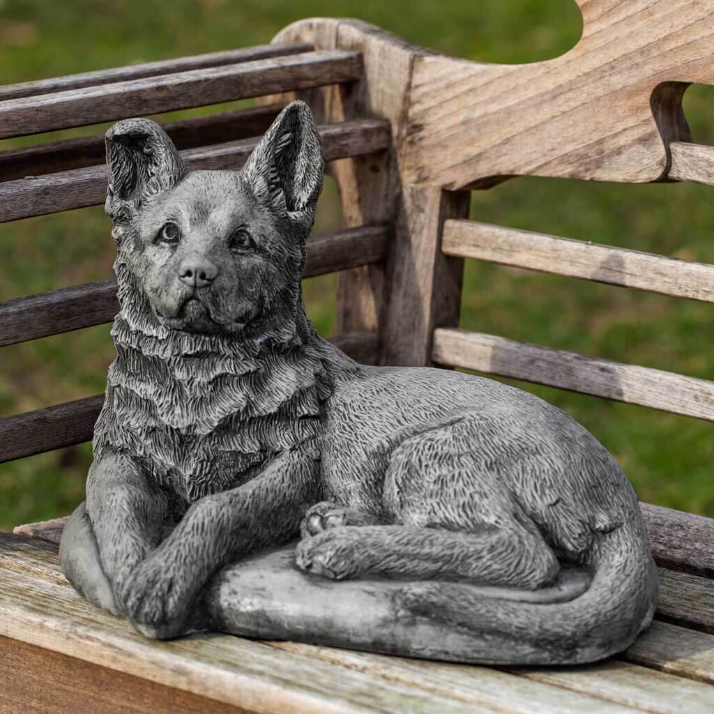 Campania International Shepherd Pup Statue