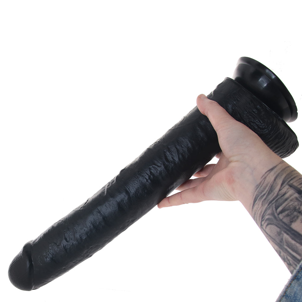 Adam & Eve 15 Inch Dark Rider Dildo