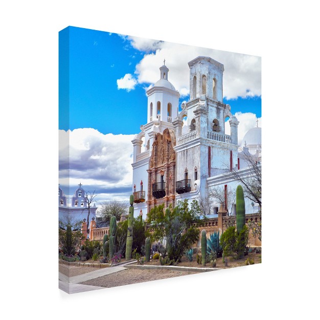 Trademark Fine Art mitch Catanzaro x27 mission San Xavier Del Bac Arizona x27 Canvas Art