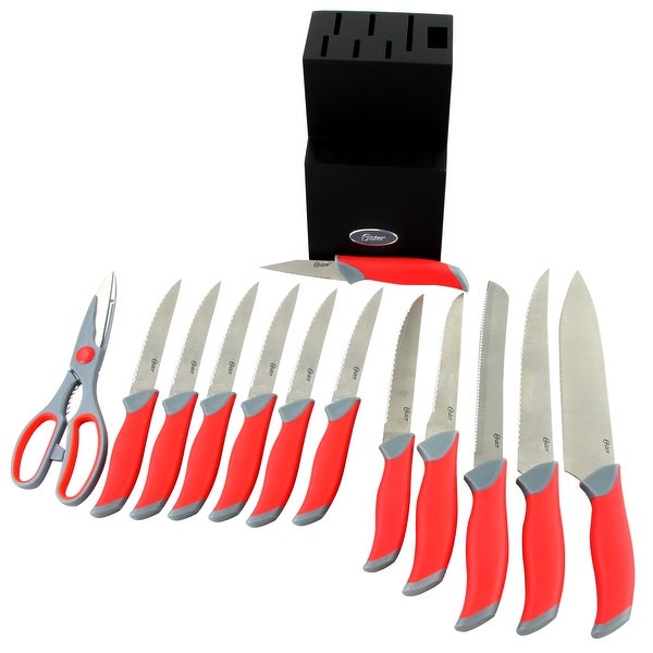 14 Piece Stainless Steel Cutlery Set in Cherry