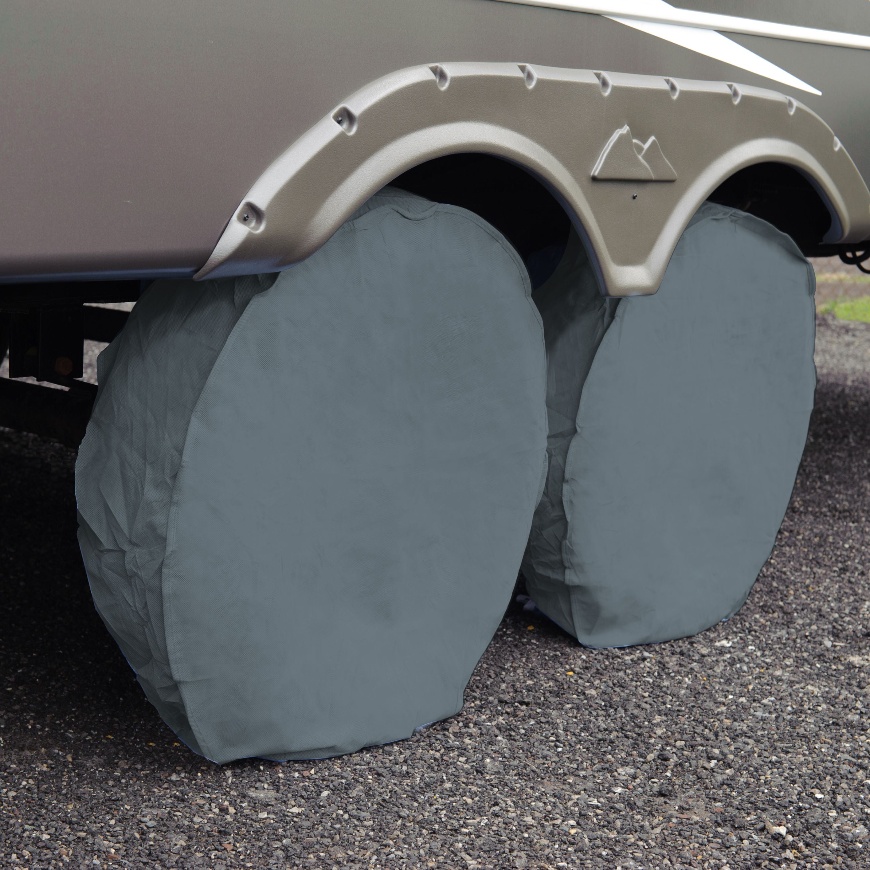 Budge Standard RV Wheel Cover， Basic Outdoor Protection for RV Wheels up to 29