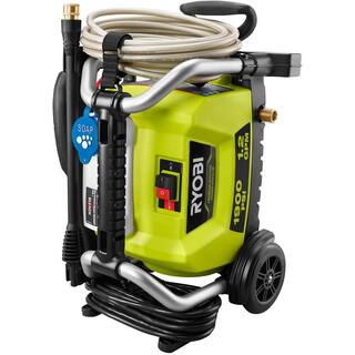 RYOBI 1900 PSI 1.2 GPM Cold Water Wheeled Electric Pressure Washer with 12 in. Surface Cleaner RY1419MT-SC