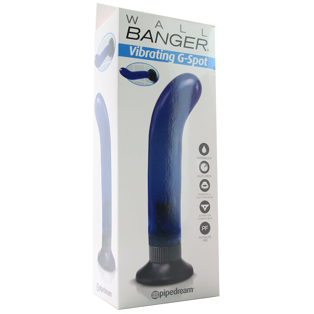 Waterproof Wall Bangers G-Spot Vibe in Blue