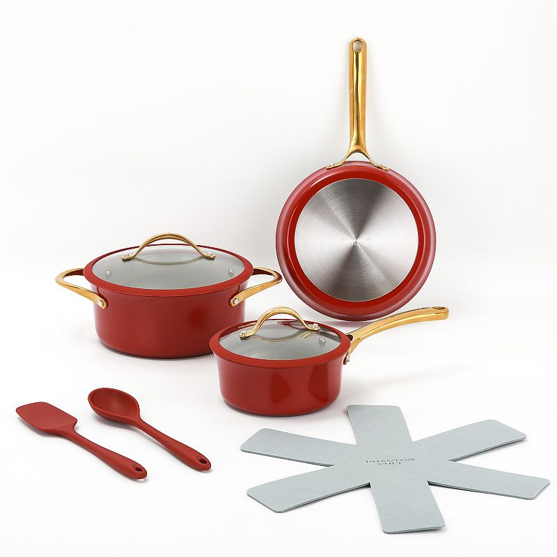 Phantom Chef Luxe Gold 8-pc. Cookware Set