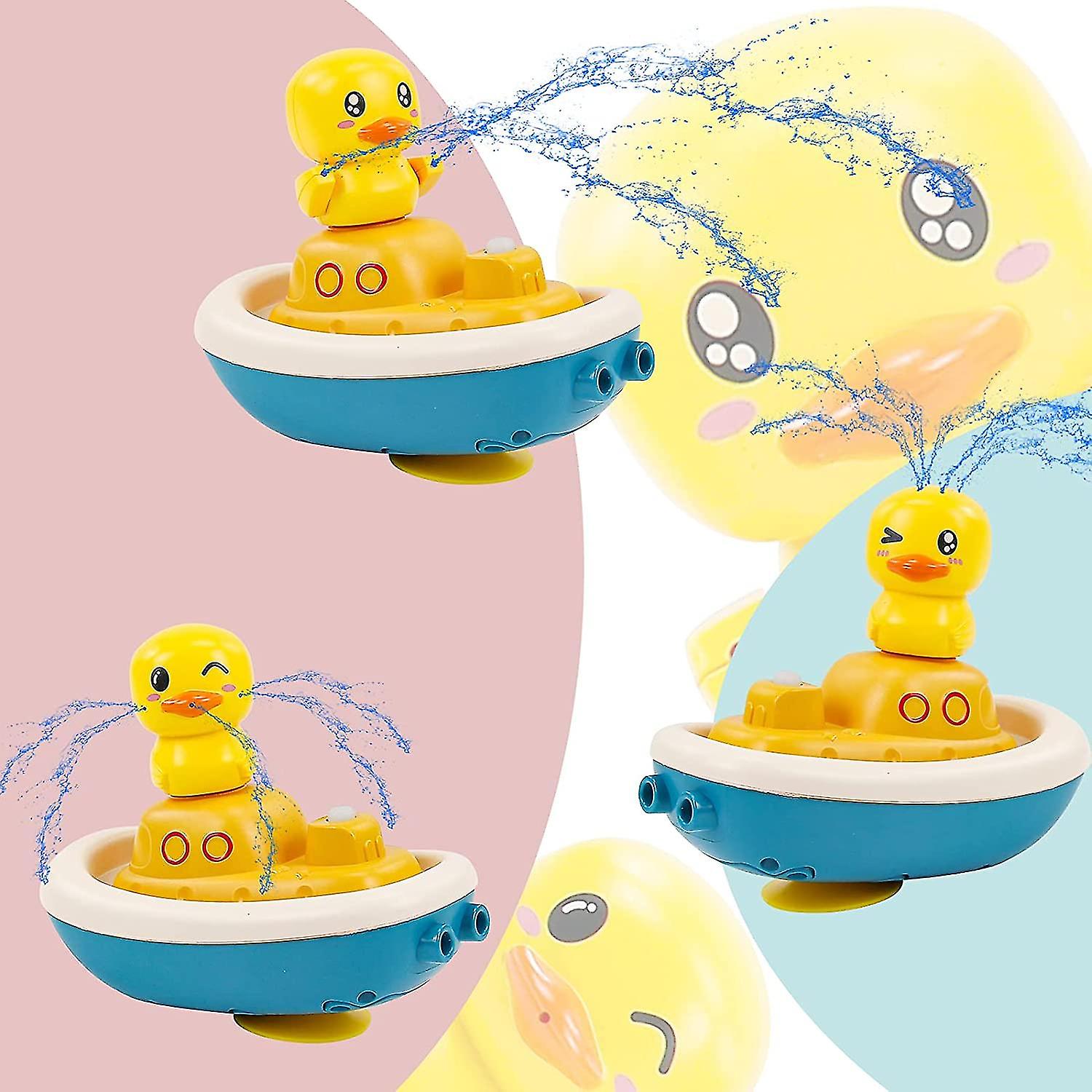 Little Yellow Duck Shower Toys， Electric Water Spray Toys， Baby Shower Toys