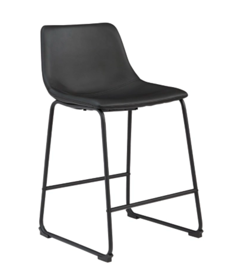 CENTIAR COUNTER HEIGHT STOOL BLACK