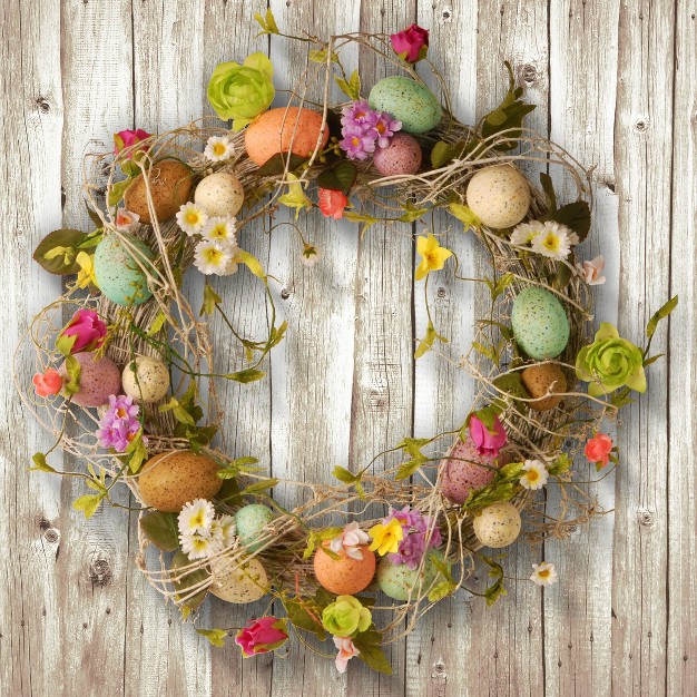 Garden Accents Easter Egg Wreath National Tree Company