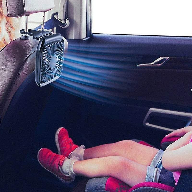 Desk Fans Car Foldable Silent Back Seat Small Cooling