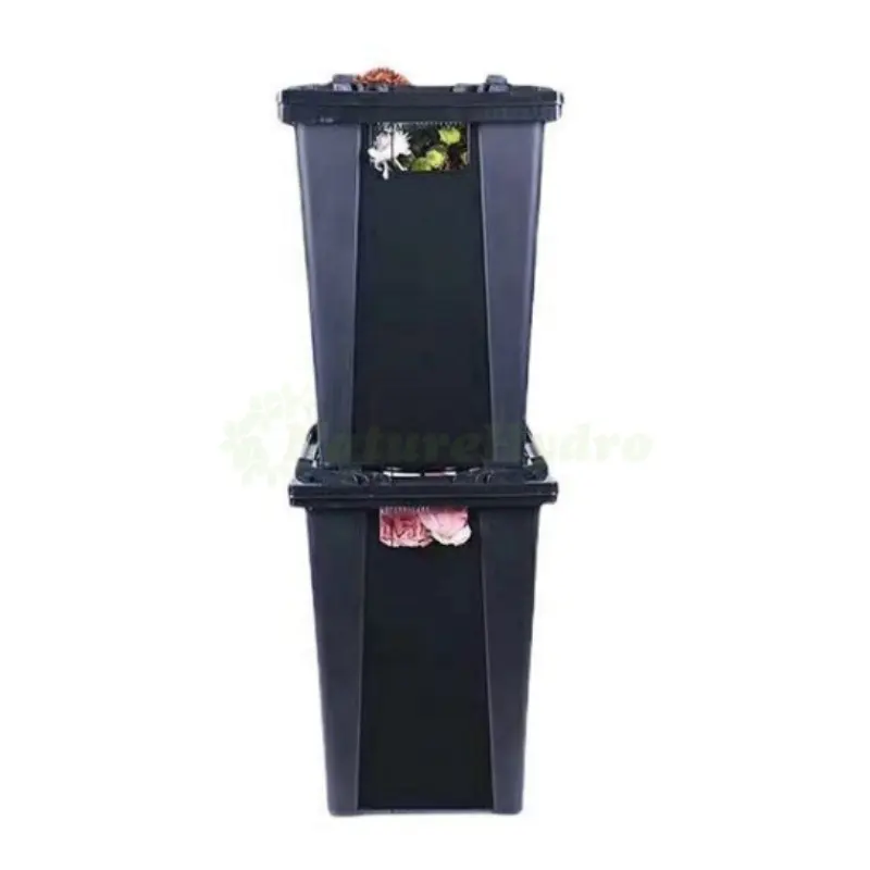 Factory Direct Supplies Black Pot Flower Bucket Wholesale Garden Bucket