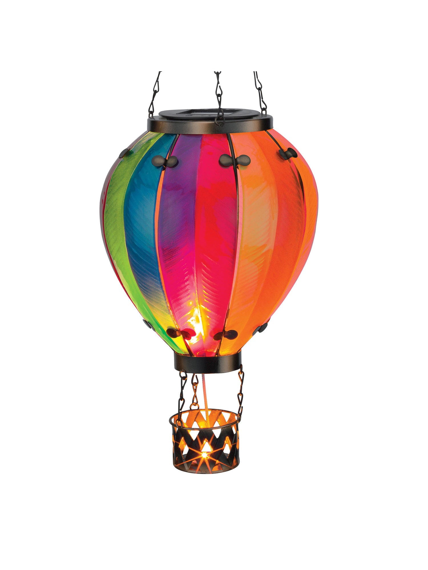 Regal Art Hot Air Balloon Light - Outdoor Solar LED Lighted Lantern， H