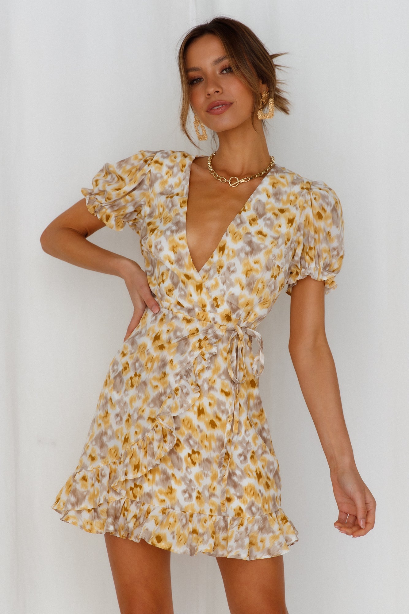 Hello Cutie Dress Yellow