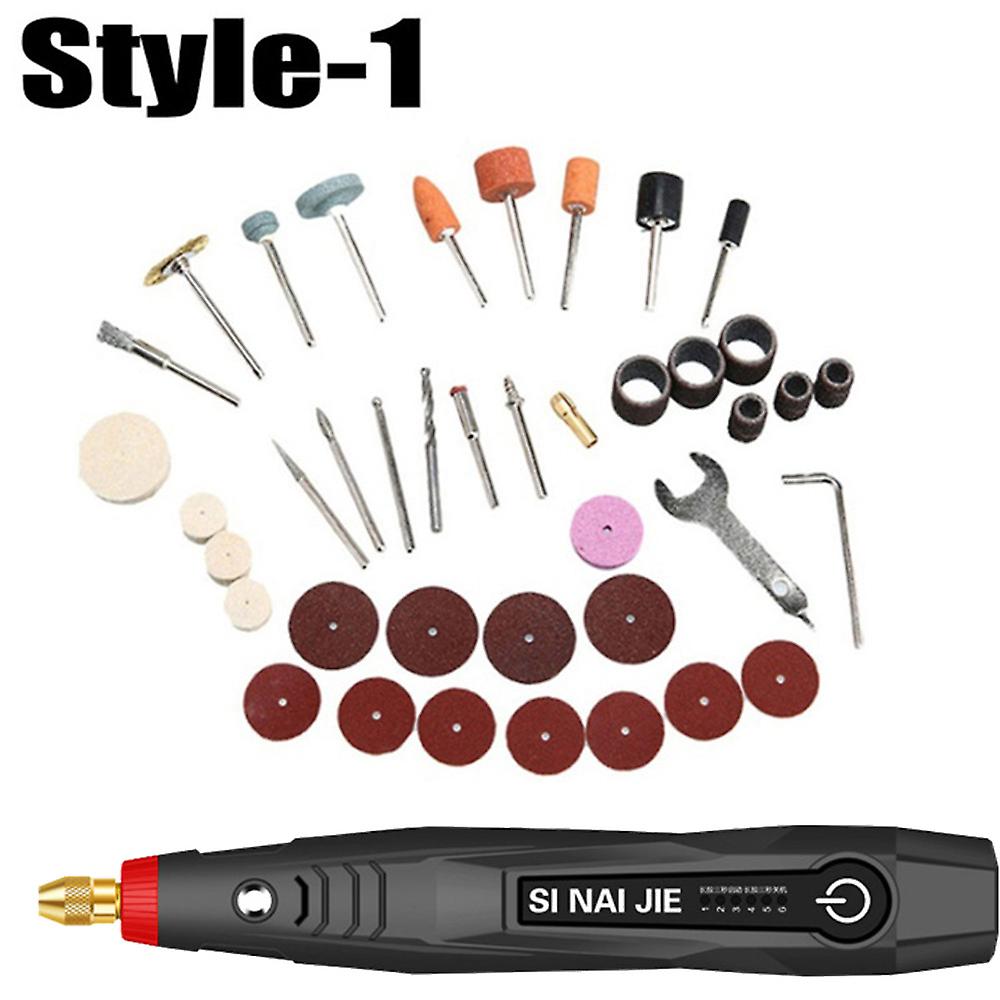 Born Pretty Mini Drill Electric Mini Grinder Set Drill Usb Charging Rotary Tools With Engraving Accessories Kits For Diy Grinding Polishing