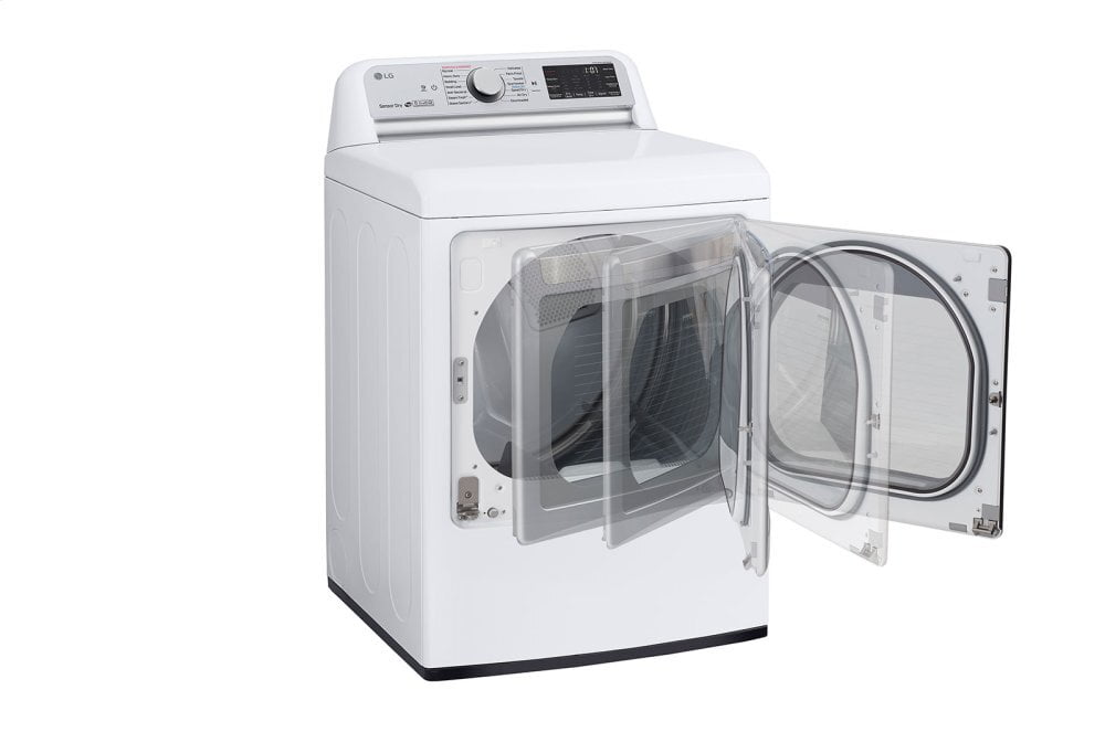 Lg DLEX7800WE 7.3 Cu.Ft. Smart Wi-Fi Enabled Electric Dryer With Turbosteam™