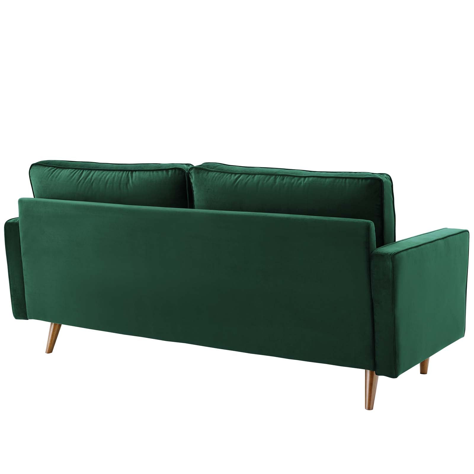 Valour Performance Velvet Sofa in Green