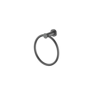 ZLINE Kitchen and Bath ZLINE Emerald Bay Towel Ring in Gun Metal (EMBY-TRNG-GM) EMBY-TRNG-GM