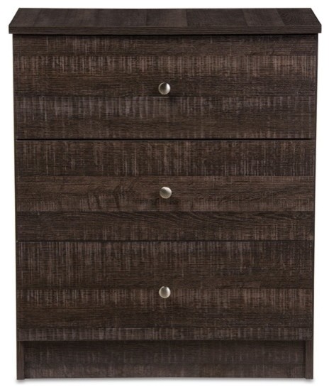 Decon Espresso Brown Wood 3 Drawer Storage Chest   Transitional   Accent Chests And Cabinets   by Imtinanz  LLC  Houzz