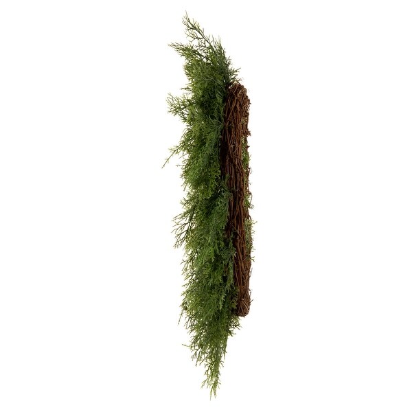 Vickerman 24 Artificial Cedar Wreath.