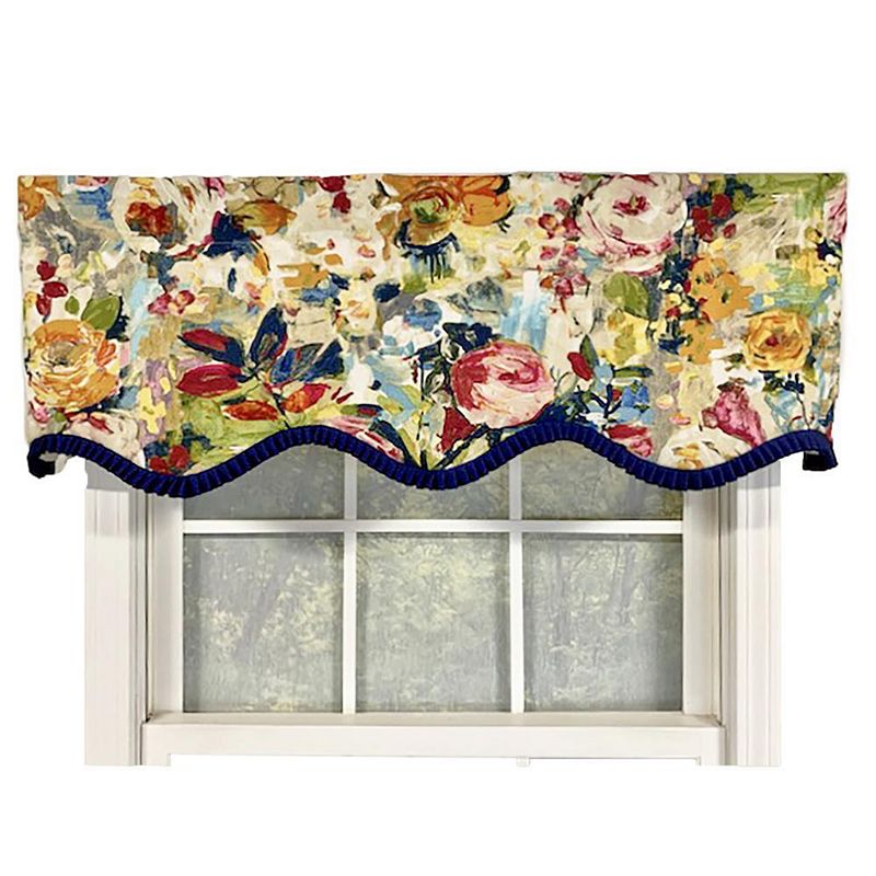 RLF Home Martella Ruffled Provance Valance Rod Pocket