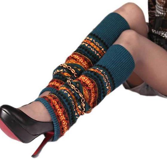 Women Set Of 3 Wool Knit Leg Warmer Boot Warmer