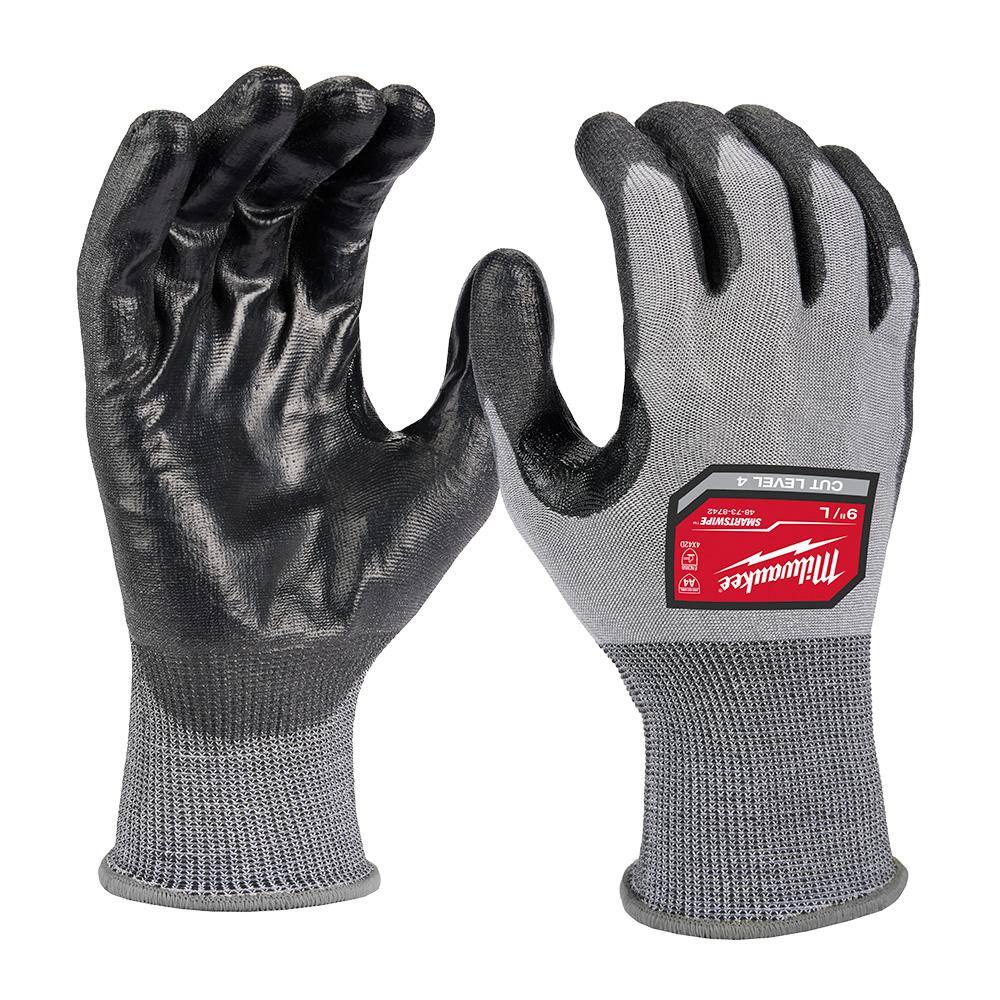 MW Large High Dexterity Cut 4 Resistant Polyurethane Dipped Work Gloves (12-Pack) 48-73-8742B