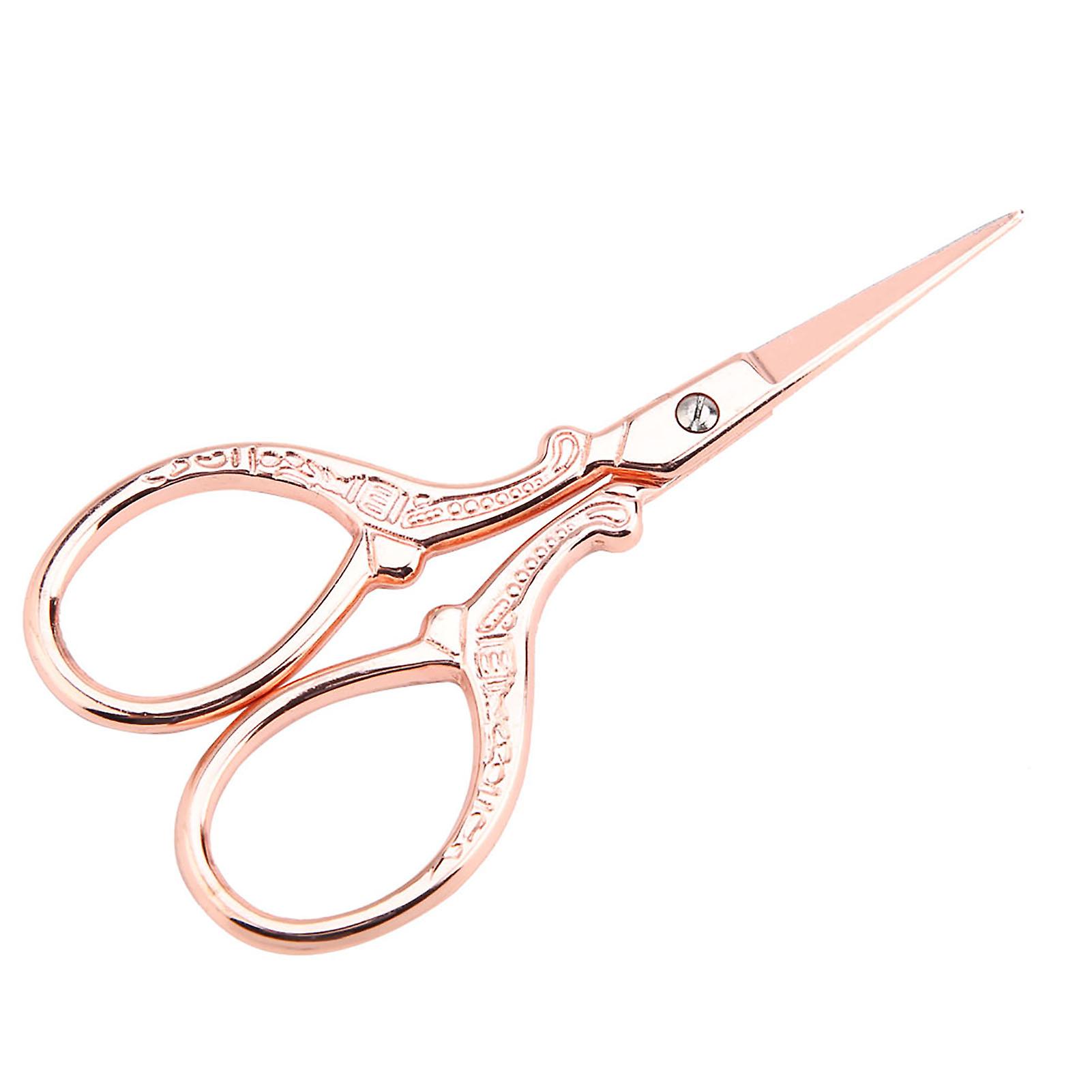 Diy Cross Stitch Antique Sewing Shears Dresser Embroidery Tool Small Scissor(rose)