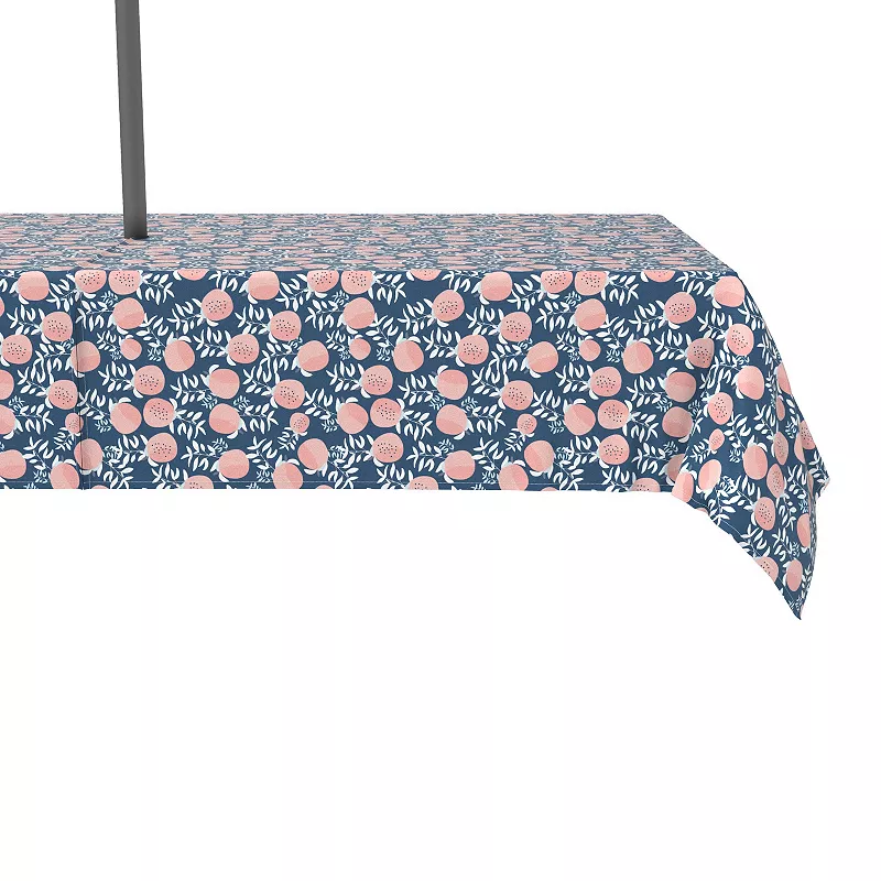 Water Repellent， Outdoor， 100% Polyester， 60x84， Peaches Design