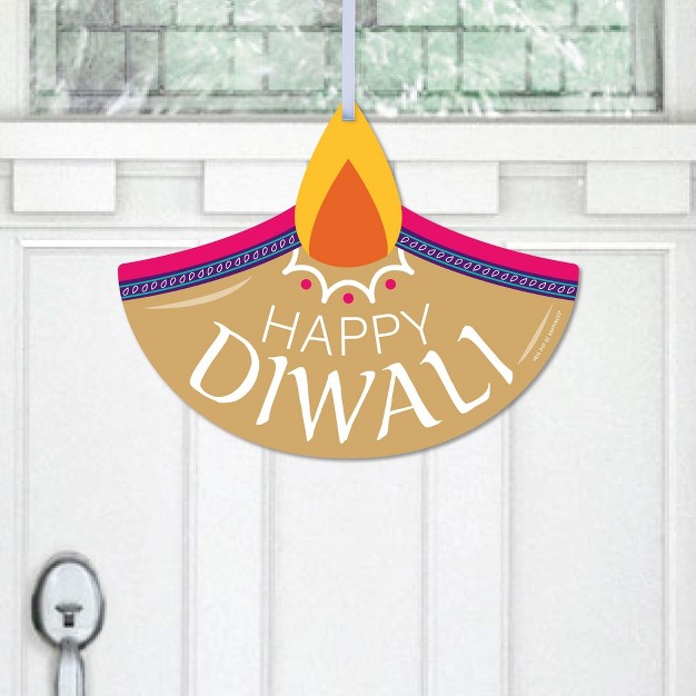 Big Dot Of Happiness Happy Diwali Hanging Porch Festival Of Lights Party Outdoor Decorations Front Door Decor 1 Piece Sign