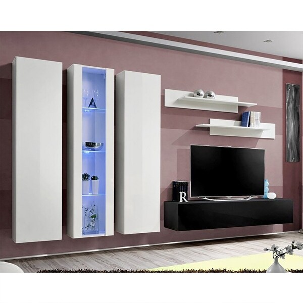 Fly C4 30TV Wall Mounted Floating Modern Entertainment Center