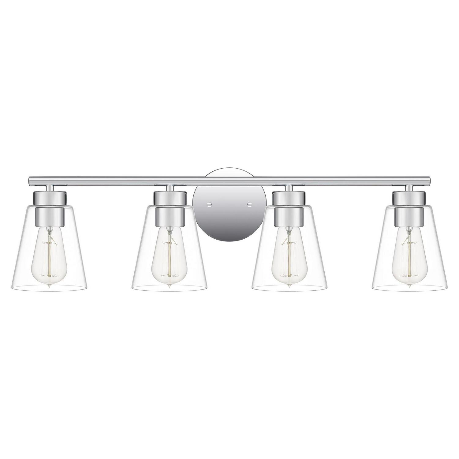 Ashley Harbour Emmalyn 4-Light Polished Chrome Bath Light