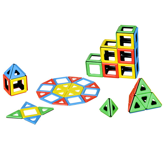 Polydron PY 501010 Magnetic Polydron Class Set