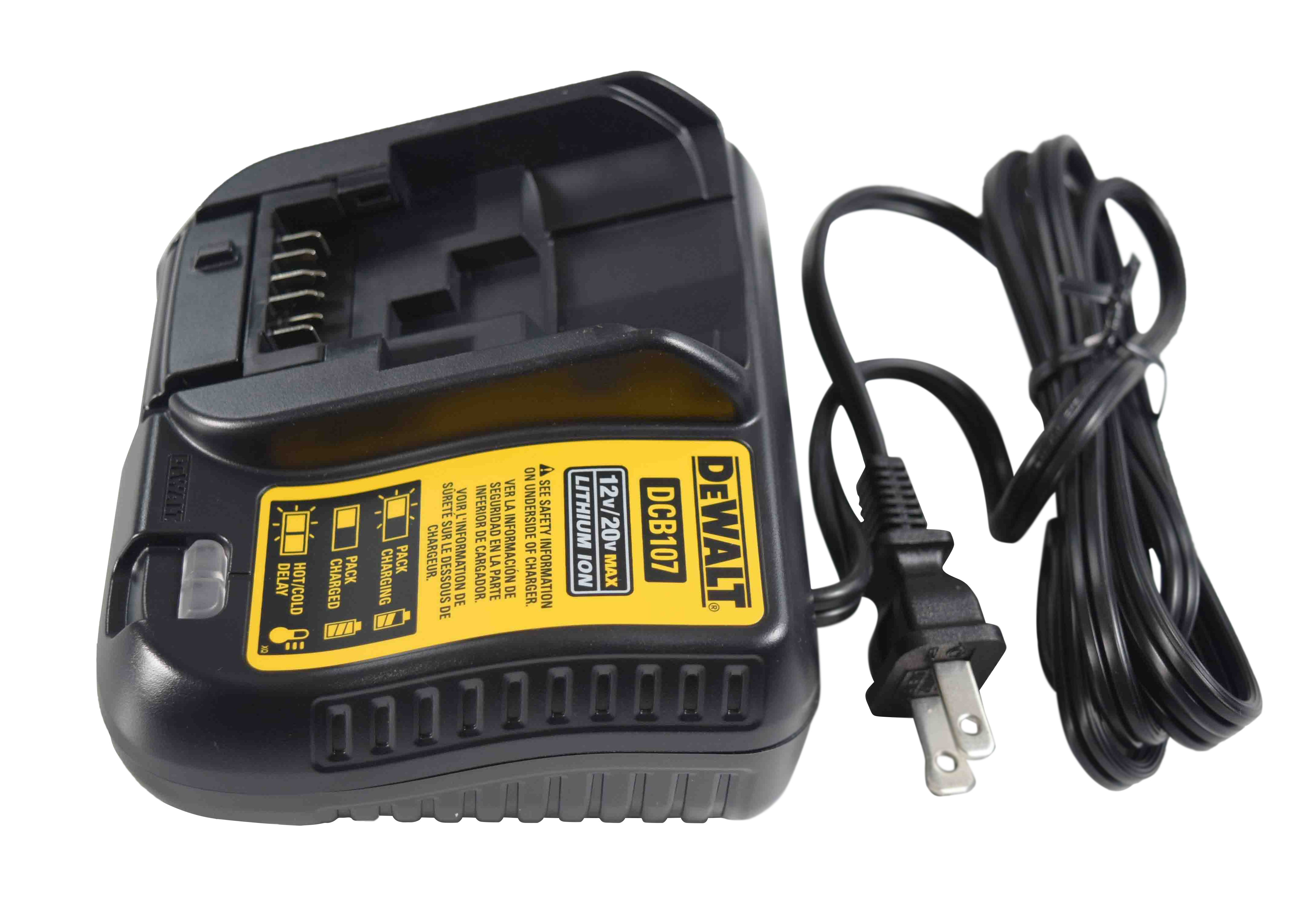 Dewalt Dcb107 Lithium Ion Battery Charger 12v / 20v - 6 Pack