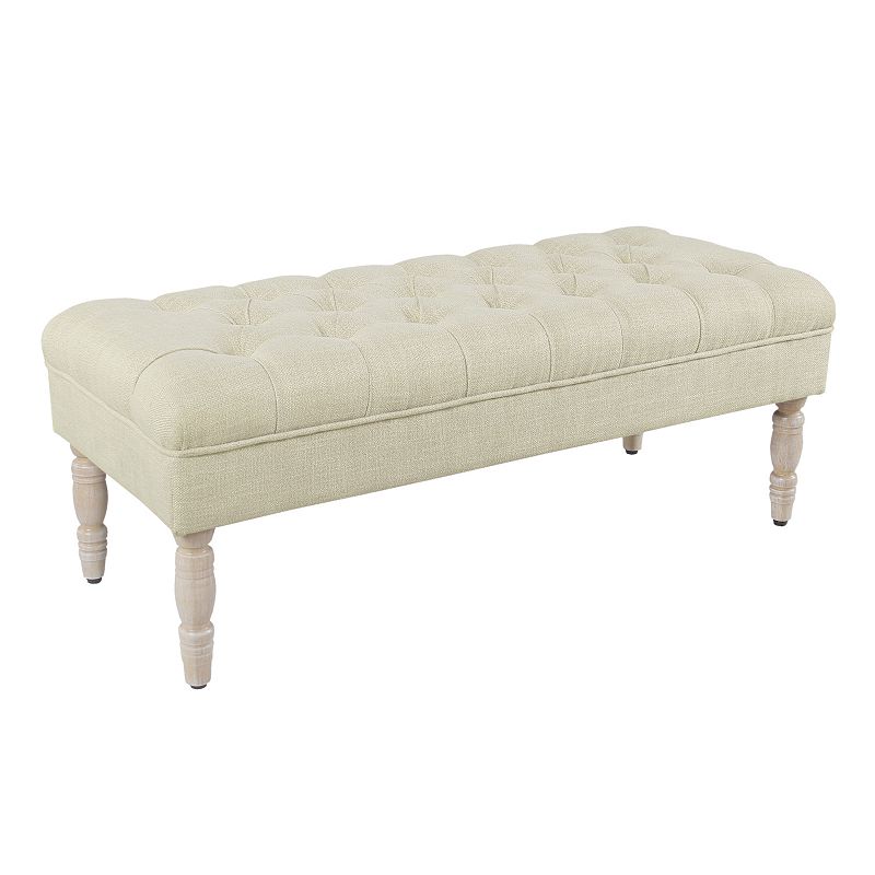 HomePop Classic Tufted Bench