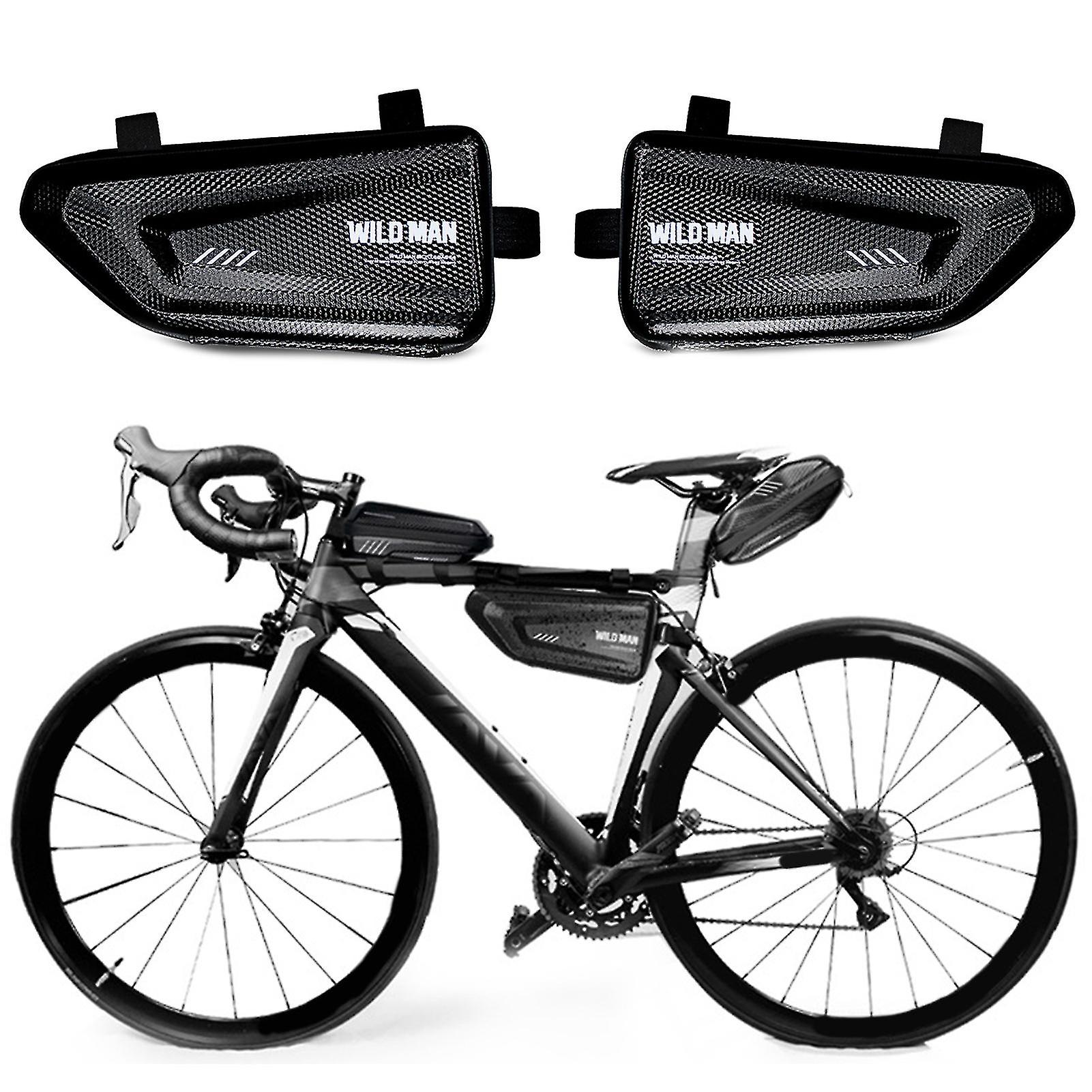 Wild Man-e4 Waterproof Hard Shell Front Tube Frame Bag For Road Bicycle