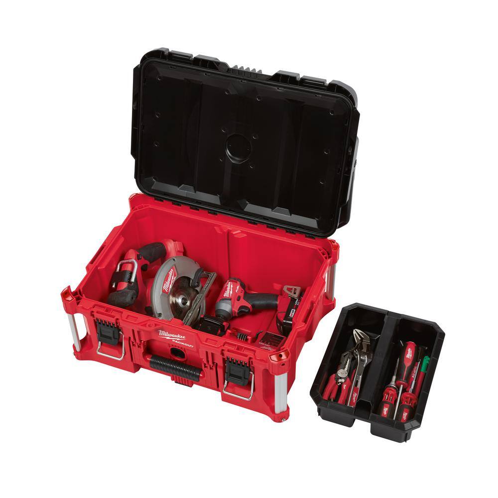 MW PACKOUT 22 in. Rolling Tool Box and 22 in. Large Tool Box 48-22-8426-8425