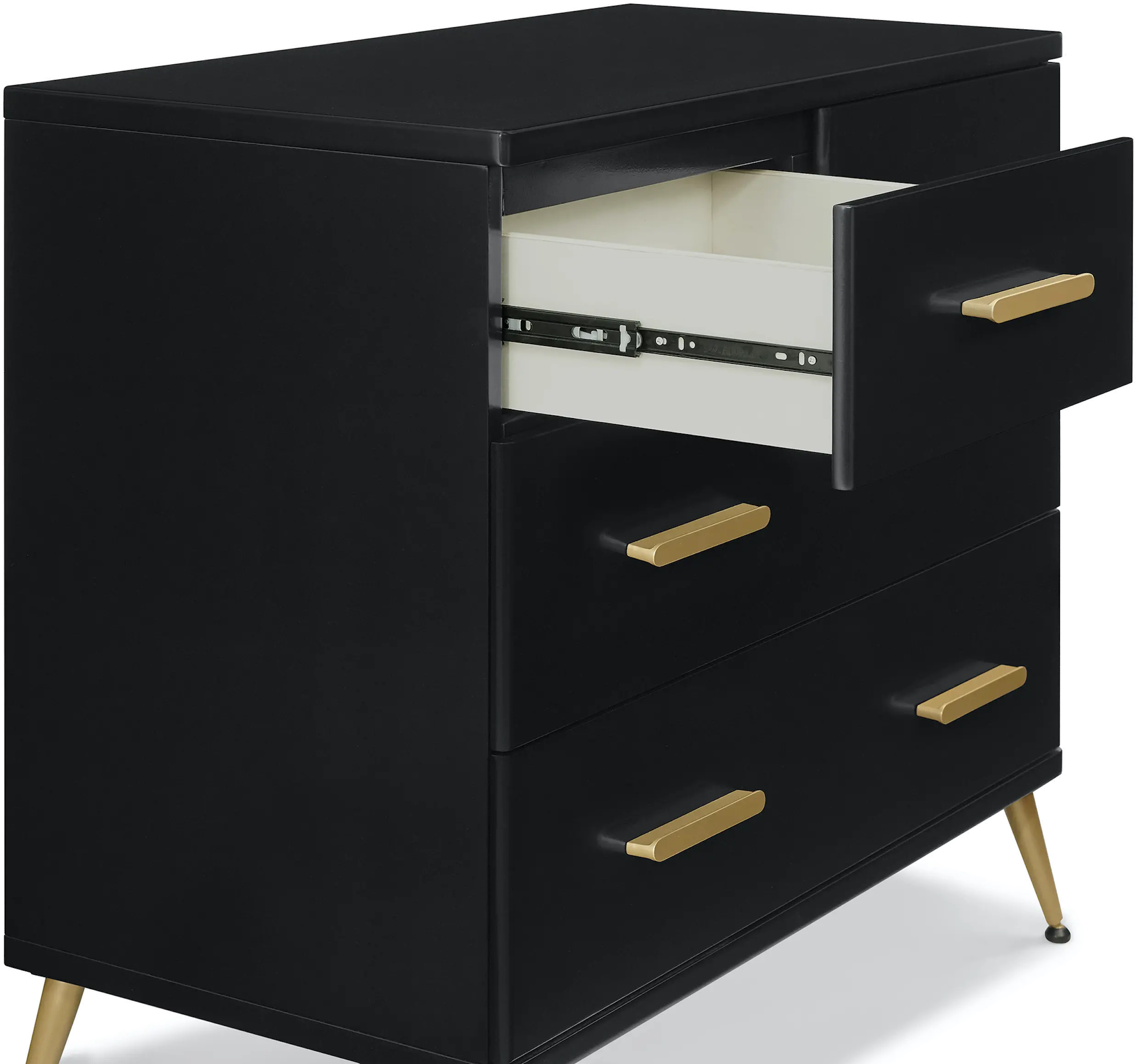 Sloane Black Dresser with Changing Top