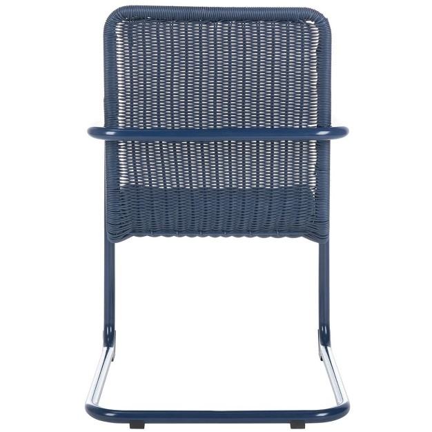 Hutton Chair set Of 2 Navy Safavieh