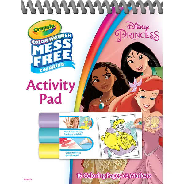 Crayola Color Wonder Princess Travel Activity Pad