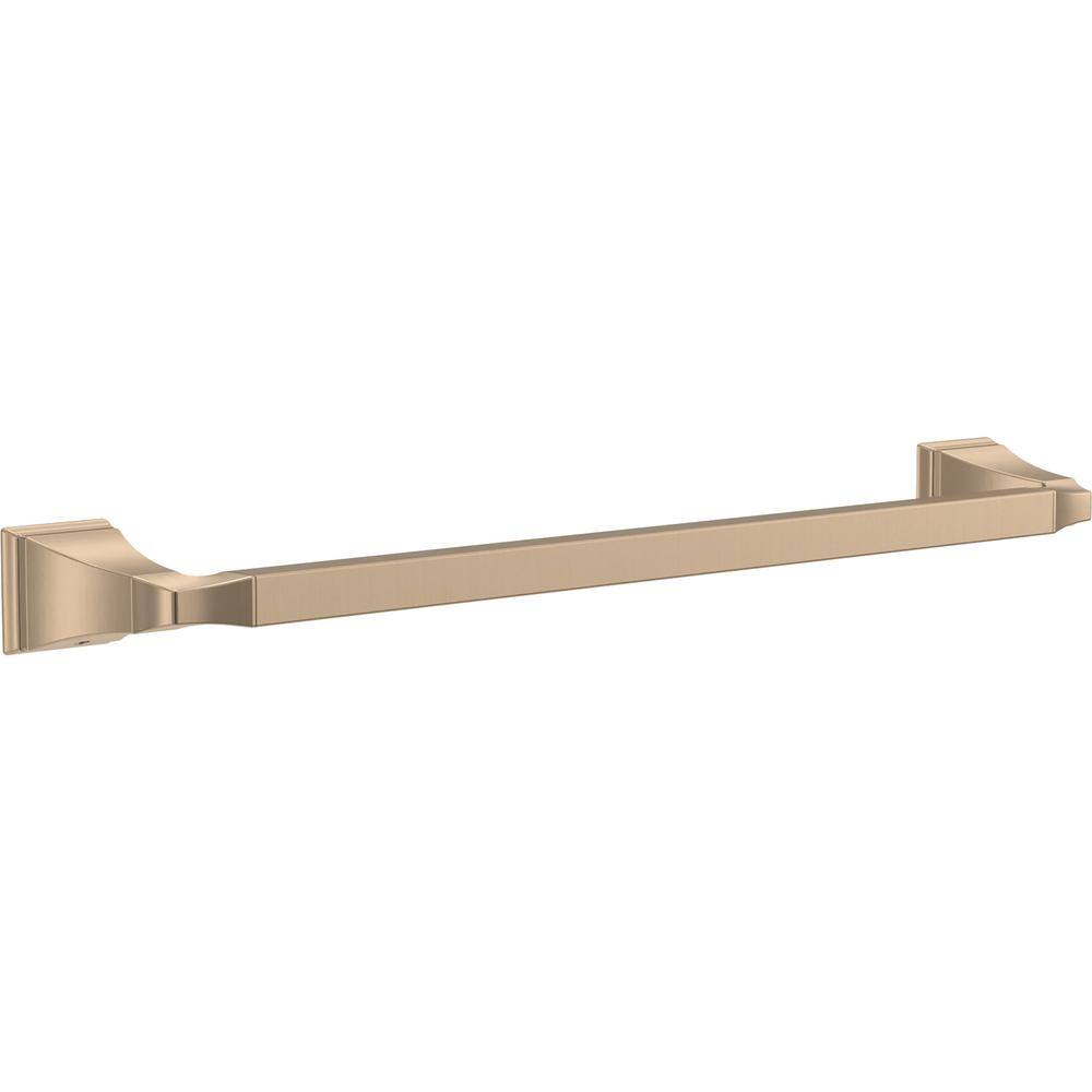 Delta Dryden 18 in. Towel Bar in Champagne Bronze 75118-CZ