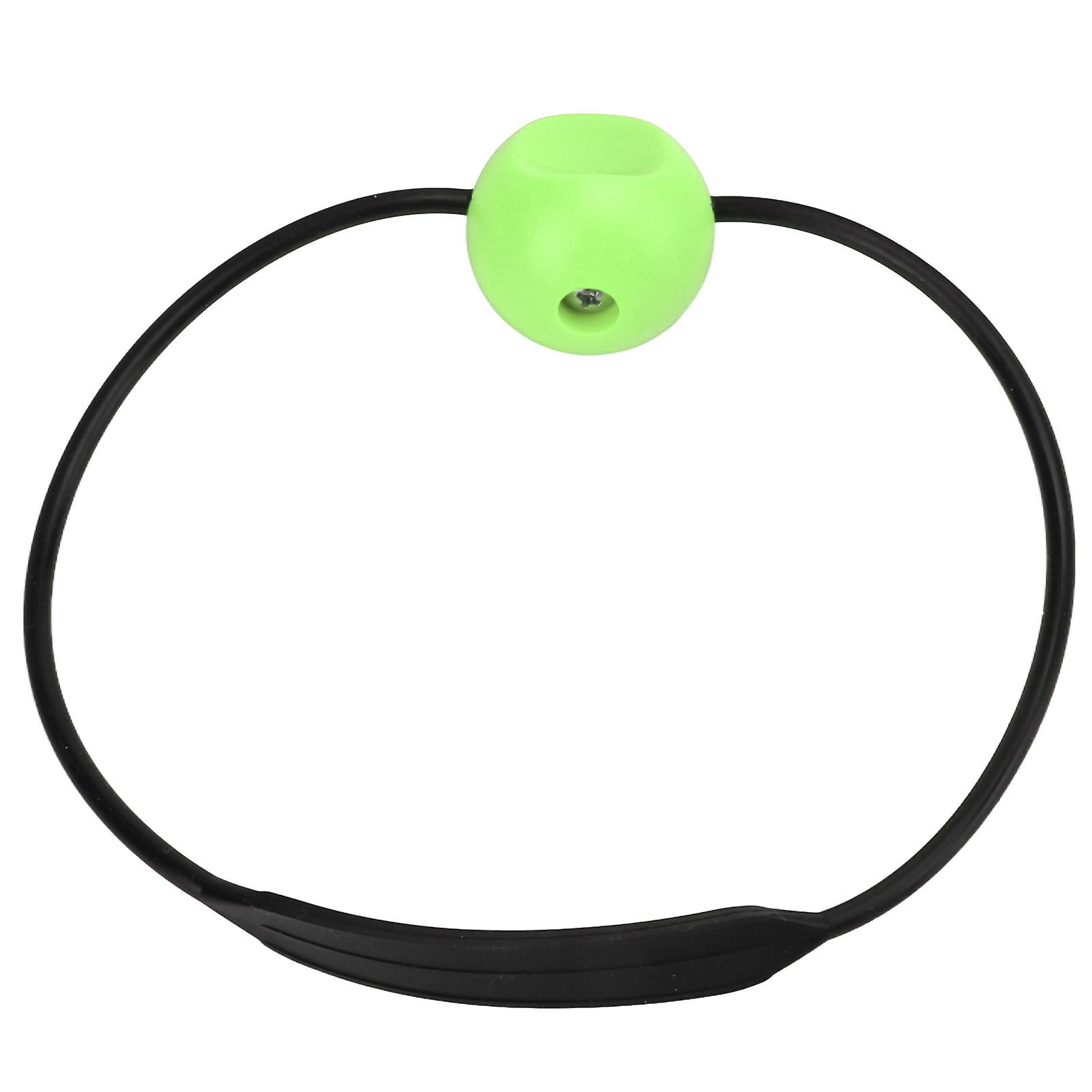 Diving Scuba Tank Cylinder Banger Knocker Ball Underwater Signal Device For Outdoor Sport(black Strap Green Ball )