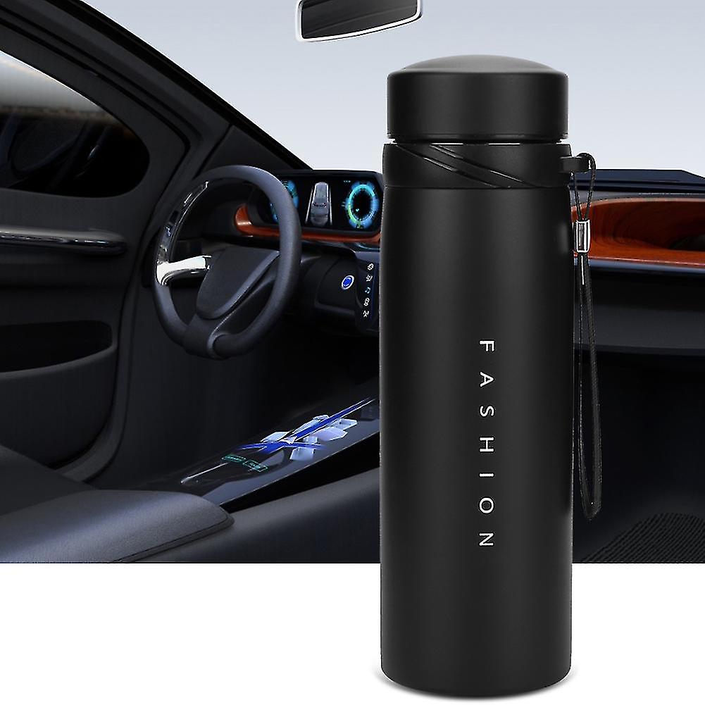 304 Stainless Steel Vacuum Cup Portable Vacuum Flask Thermal Cup Mug Water Bottle 650mlMatte Black