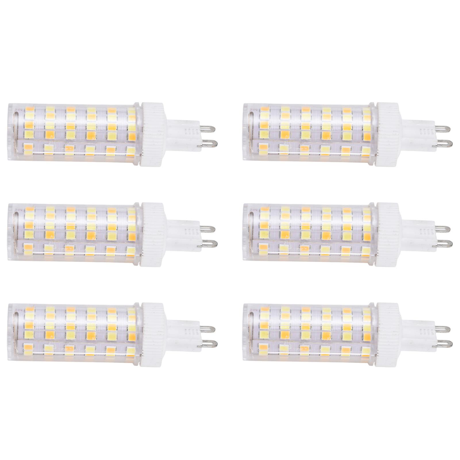 6pcs 104led Light Bulb 12w 85265v G9 Bulb 3 Light Color Small Wall Lamp Bulb For Home