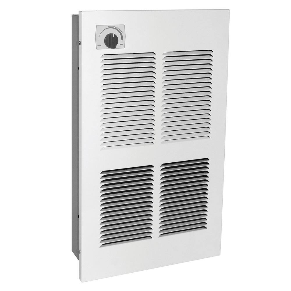 King Electric EFW Multi-Watt LG 240-Volt 4000-Watt Wall Heater in White with SP Stat in White EFW2440-MW-T-W