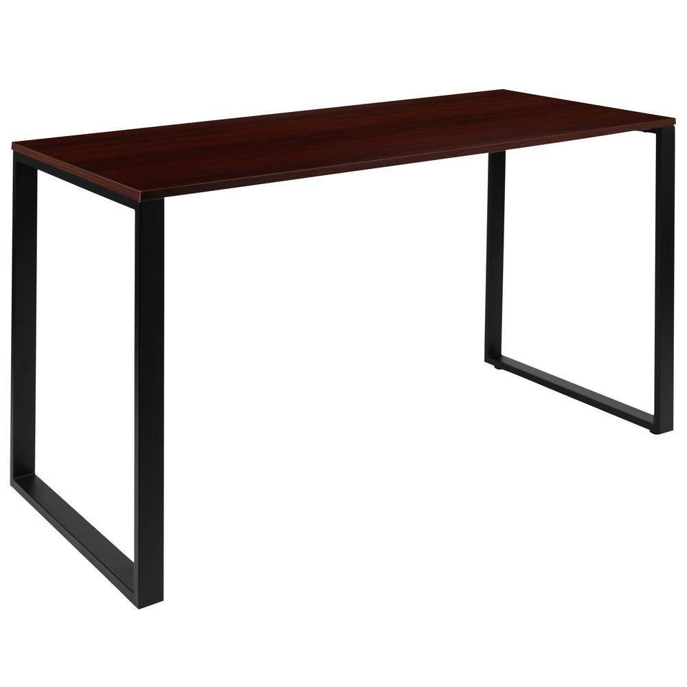 Carnegy Avenue 55 in. Rectangle Mahogany Laminate Computer Desk CGA-GCO-450502-MA-HD