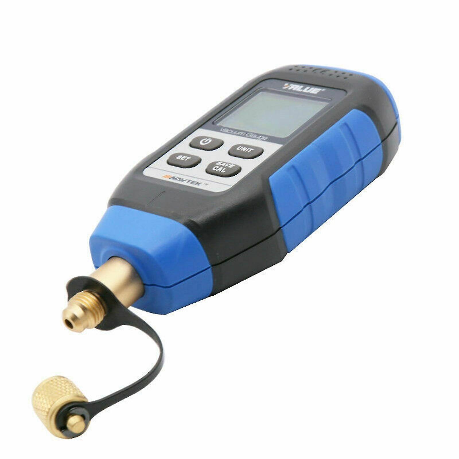 Vmv-1 Digital Vacuum Gauge Refrigeration System Pressure Vacuum Meter 0-10000 Pa Blue Pressure Gauges